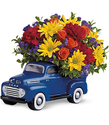 Teleflora's '48 Ford Pickup Bouquet from Victor Mathis Florist in Louisville, KY